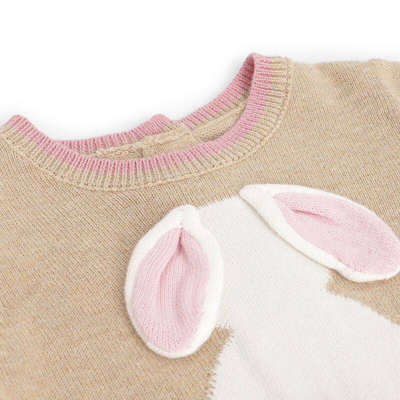 Girls Medium Natural Embellished Pullover image number 2